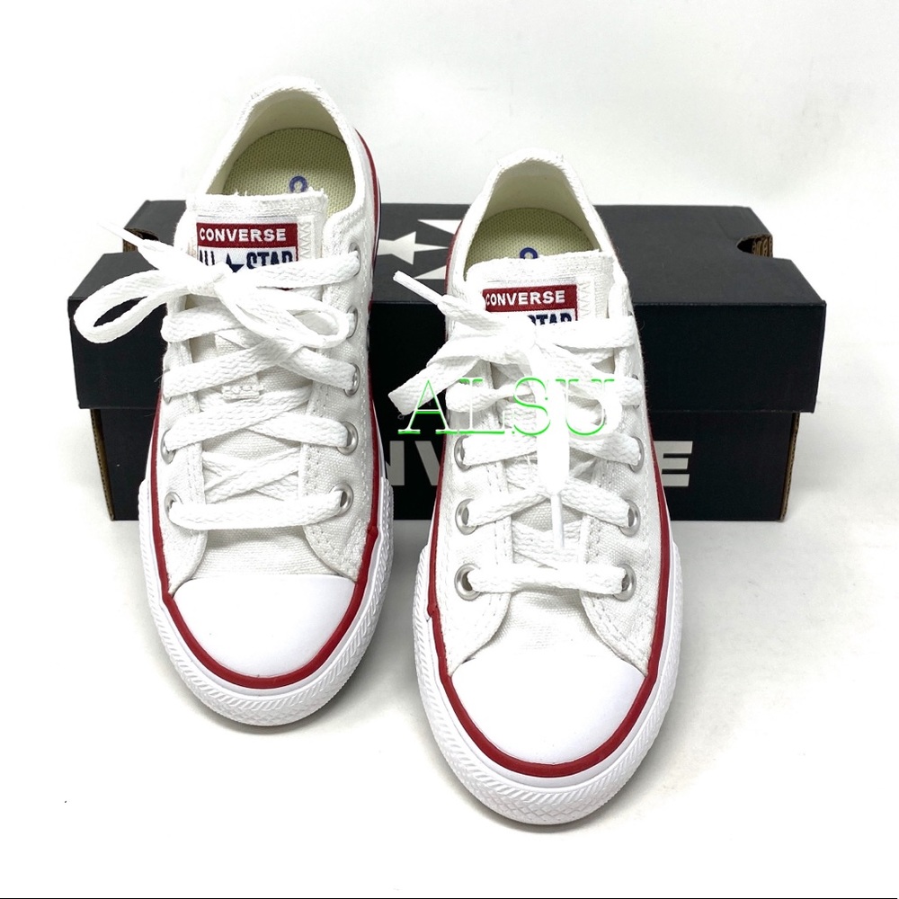 Converse Chuck Taylor AS Classic White Low Kid’s 3J256 - Picture 4 of 9